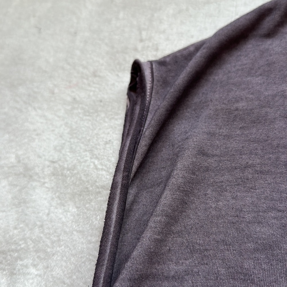 Danielle Cap Sleeve muted purple top - Picture 3 of 8